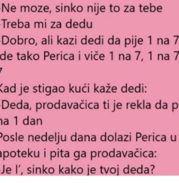 VIC DANA!!DEDA I PILULE