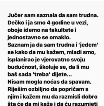 Ostala je TRUDNA i rešila je da KAŽE dečku ali ono ŠTO joj je REKAO nakon TOGA će PAMTITI dok je ŽIVA! Ostala je TRUDNA i rešila je da KAŽE dečku ali ono ŠTO joj je REKAO nakon TOGA će PAMTITI dok je ŽIVA! - featured image