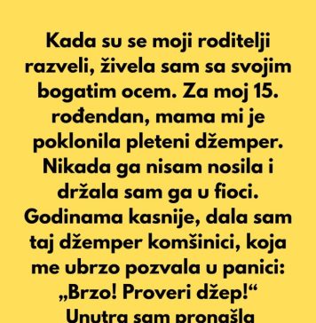 Kada su se moji roditelji razveli, živela sam sa ocem, jer je bio mnogo bogatiji od moje majke… Kada su se moji roditelji razveli, živela sam sa ocem, jer je bio mnogo bogatiji od moje majke… - featured image