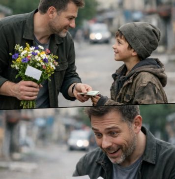 „Zadrži kusur, sine, kupi sebi nešto slatko“, nasmiješio se mladi biznismen dječaku s cvijećem i odjurio na sastanak. A kada je ispred restorana pročitao dječju poruku skrivenu u buketu, POBIJELIO je od užasa… 😲😲😲 „Zadrži kusur, sine, kupi sebi nešto slatko“, nasmiješio se mladi biznismen dječaku s cvijećem i odjurio na sastanak. A kada je ispred restorana pročitao dječju poruku skrivenu u buketu, POBIJELIO je od užasa… 😲😲😲 - featured image