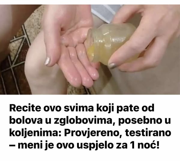 Bol u zglobovima? Ovo kućno rješenje djeluje brže nego što mislite! - featured image Bol u zglobovima? Ovo kućno rješenje djeluje brže nego što mislite! - featured image