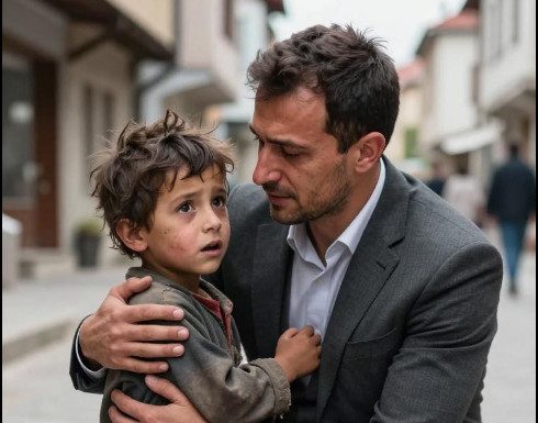 Ljudi su samo prolazili, ali kada ga je čovjek zagrlio – svi su zaplakali Ljudi su samo prolazili, ali kada ga je čovjek zagrlio – svi su zaplakali - featured image