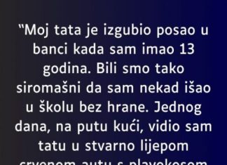 “Moj tata je izgubio posao u banci kada sam imao 13 godina…” “Moj tata je izgubio posao u banci kada sam imao 13 godina…” - featured image