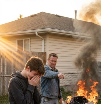 Gledao sam kako moj otac baca moju odeću, moje knjige i poslednju fotografiju moje majke u vatru, kao da moj život ne znači ništa. Zatim me je pogledao i rekao: „Ovo se dešava kada me ne poslušaš.“ Gledao sam kako moj otac baca moju odeću, moje knjige i poslednju fotografiju moje majke u vatru, kao da moj život ne znači ništa. Zatim me je pogledao i rekao: „Ovo se dešava kada me ne poslušaš.“ - featured image