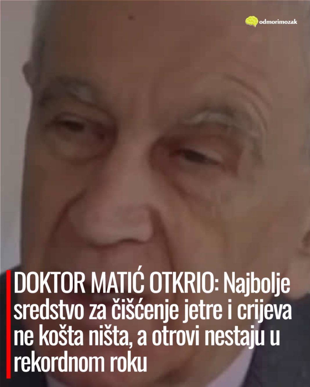 DOKTOR MATIĆ OTKRIO: Najbolje sredstvo za čišćenje jetre i crijeva ne košta ništa, a otrovi nestaju u rekordnom roku - featured image