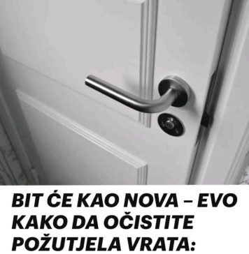 BIT ĆE KA0 N0VA – 0VAK0 0ČISTITE POŽUTJELA VRATA: Treba vam samo 0VA SMJESA… BIT ĆE KA0 N0VA – 0VAK0 0ČISTITE POŽUTJELA VRATA: Treba vam samo 0VA SMJESA… - featured image