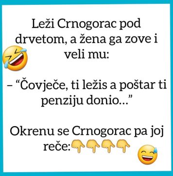VIC DANA: Crnogorac i penzija VIC DANA: Crnogorac i penzija - featured image