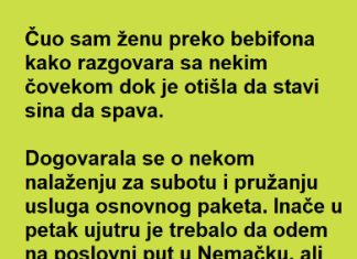 Slučajno je ČUO ženu kako DOGOVARA nešto za subotu , ali kad je OTKRIO usledio je ŠOK! Slučajno je ČUO ženu kako DOGOVARA nešto za subotu , ali kad je OTKRIO usledio je ŠOK! - featured image