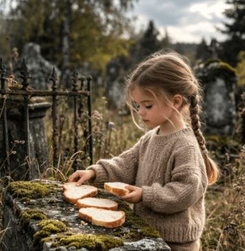 Šestogodišnja devojčica je skoro svake nedelje ostavljala hleb na jednoj grobnici tokom cele godine: njena majka bila je sigurna da samo hrani ptice, ali kada je saznala istinu, bila je zaista užasnuta 😨😢 Šestogodišnja devojčica je skoro svake nedelje ostavljala hleb na jednoj grobnici tokom cele godine: njena majka bila je sigurna da samo hrani ptice, ali kada je saznala istinu, bila je zaista užasnuta 😨😢 - featured image