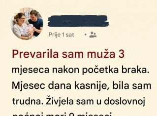 “Prevarila sam muža, a reakcija nakon porođaja me je slomila”: Muž je u bolnici pocepao DNK test i izgovorio rečenicu koju nikada neću zaboraviti “Prevarila sam muža, a reakcija nakon porođaja me je slomila”: Muž je u bolnici pocepao DNK test i izgovorio rečenicu koju nikada neću zaboraviti - featured image