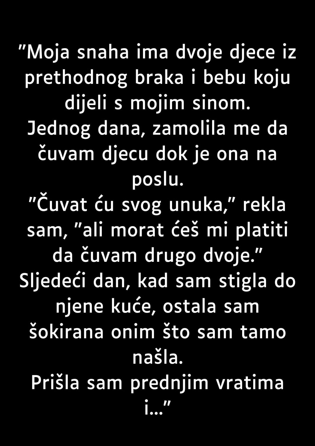 “Moja snaha ima dvoje djece iz prethodnog braka…” - featured image