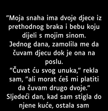 “Moja snaha ima dvoje djece iz prethodnog braka…” “Moja snaha ima dvoje djece iz prethodnog braka…” - featured image