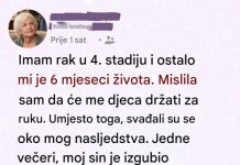 Imam još šest meseci života i upravo sam donela odluku koju mi deca nikada neće oprostiti Imam još šest meseci života i upravo sam donela odluku koju mi deca nikada neće oprostiti - featured image