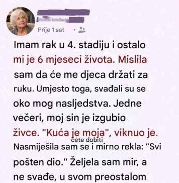 Imam još šest meseci života i upravo sam donela odluku koju mi deca nikada neće oprostiti Imam još šest meseci života i upravo sam donela odluku koju mi deca nikada neće oprostiti - featured image