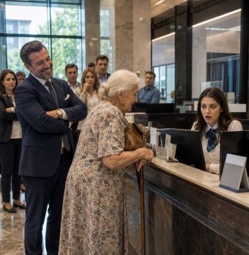 Milijunaš se nasmijao kad je 90-godišnja starica zatražila da provjeri stanje na računu. Nekoliko trenutaka kasnije cijela je banka ostala bez riječi. Milijunaš se nasmijao kad je 90-godišnja starica zatražila da provjeri stanje na računu. Nekoliko trenutaka kasnije cijela je banka ostala bez riječi. - featured image