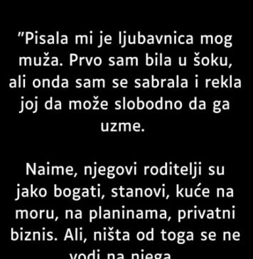 “Pisala mi je ljubavnica mog muža” “Pisala mi je ljubavnica mog muža” - featured image