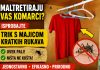 Maltretiraju vas komarci? Isprobajte trik s majicom kratkih rukava – uvek pali, a ništa ne košta! Maltretiraju vas komarci? Isprobajte trik s majicom kratkih rukava – uvek pali, a ništa ne košta! - content image