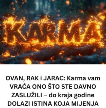 Ovan,rak i jarac: Karma vam vraca ono sto ste nedavno zasluzili!! Ovan,rak i jarac: Karma vam vraca ono sto ste nedavno zasluzili!! - featured image