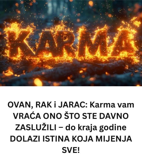 Ovan,rak i jarac: Karma vam vraca ono sto ste nedavno zasluzili!! - featured image Ovan,rak i jarac: Karma vam vraca ono sto ste nedavno zasluzili!! - featured image