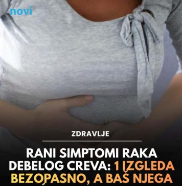 Rani simptomi raka debelog creva: 1 izgleda bezopasno, a baš njega većina ljudi svakog dana ignoriše Rani simptomi raka debelog creva: 1 izgleda bezopasno, a baš njega većina ljudi svakog dana ignoriše - featured image