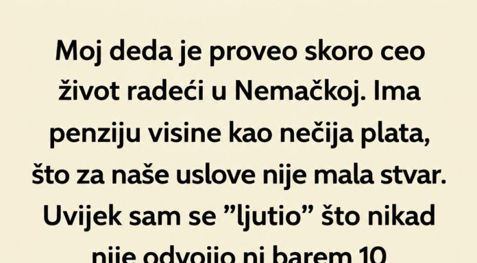Ceo život sam mislio da je deda škrtica a onda mi je usledio pravi ŠOK! Ceo život sam mislio da je deda škrtica a onda mi je usledio pravi ŠOK! - featured image