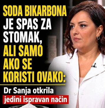 SODA BIKARBONA JE SPAS ZA STOMAK, ALI SAMO AKO SE KORISTI OVAKO: Dr Sanja otkrila jedini ispravan način SODA BIKARBONA JE SPAS ZA STOMAK, ALI SAMO AKO SE KORISTI OVAKO: Dr Sanja otkrila jedini ispravan način - featured image