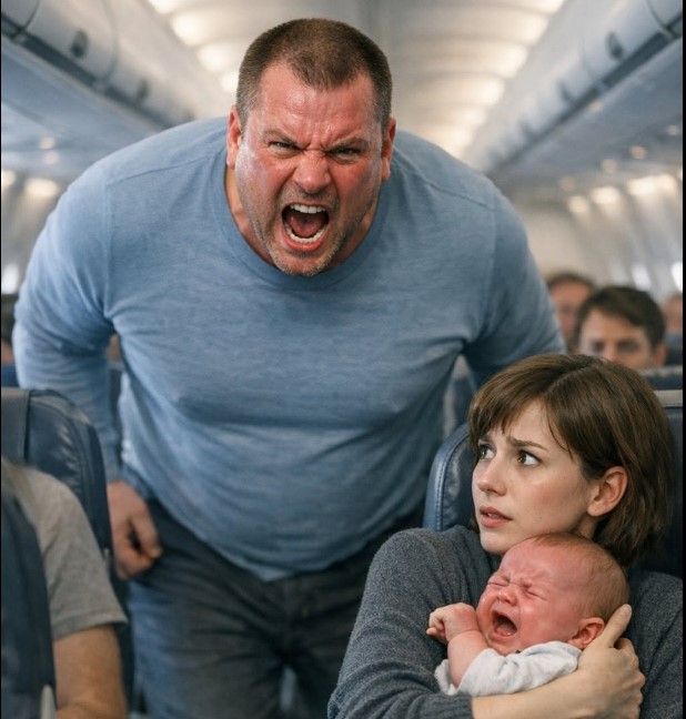 U avionu je muškarac počeo bijesno vikati na mene i moje dijete, zahtijevajući da mu „platim kartu“ — ali ono što je jedan stranac uradio šokiralo je cijelu kabinu 😲😨 - featured image U avionu je muškarac počeo bijesno vikati na mene i moje dijete, zahtijevajući da mu „platim kartu“ — ali ono što je jedan stranac uradio šokiralo je cijelu kabinu 😲😨 - featured image