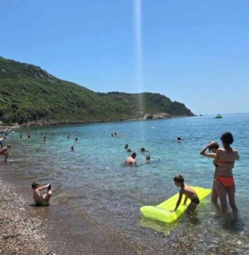 Kupači na plaži u Crnoj Gori NISU MOGLI DA VERUJU OČIMA! Zbog onoga što su videli u PLIĆAKU, odmah su pobjegli… (VIDEO) Kupači na plaži u Crnoj Gori NISU MOGLI DA VERUJU OČIMA! Zbog onoga što su videli u PLIĆAKU, odmah su pobjegli… (VIDEO) - featured image