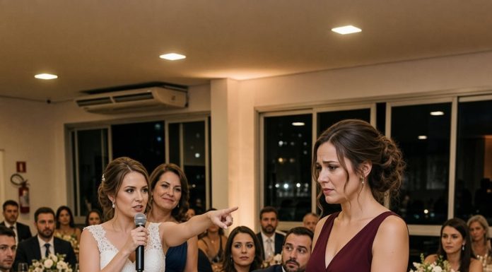 Na vjenčanju mog brata njegova je mladenka uzela mikrofon, pokazala na mene i rekla: „Evo patetične samohrane majke na koju smo vas upozorili.“ Moja se majka nasmijala i dodala: „Ona je sniženi model naše obitelji.“ Cijela je dvorana prasnula u smijeh. Na vjenčanju mog brata njegova je mladenka uzela mikrofon, pokazala na mene i rekla: „Evo patetične samohrane majke na koju smo vas upozorili.“ Moja se majka nasmijala i dodala: „Ona je sniženi model naše obitelji.“ Cijela je dvorana prasnula u smijeh. - featured image