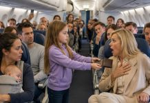Nepoznata žena zauzela je sjedalo u avionu koje sam dodatno platila da rezerviram i nasmijala mi se kad sam je zamolila da se pomakne. Već sam htjela pozvati stjuardesu — ali moja desetogodišnja kći stisnula me za ruku i šapnula: „Nemoj.“ Deset minuta nakon polijetanja ustala je, izgovorila jednu rečenicu i cijela kabina utihnula je toliko da se činilo kao da su svi odjednom prestali disati. Nepoznata žena zauzela je sjedalo u avionu koje sam dodatno platila da rezerviram i nasmijala mi se kad sam je zamolila da se pomakne. Već sam htjela pozvati stjuardesu — ali moja desetogodišnja kći stisnula me za ruku i šapnula: „Nemoj.“ Deset minuta nakon polijetanja ustala je, izgovorila jednu rečenicu i cijela kabina utihnula je toliko da se činilo kao da su svi odjednom prestali disati. - featured image