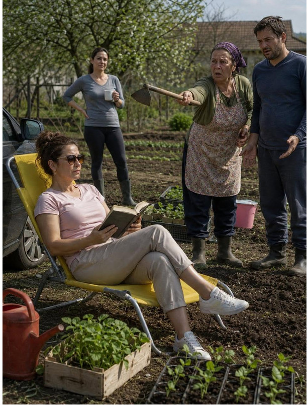 Svekrva mi je pružila motiku. Ja sam iz prtljažnika izvadila ležaljku i rekla samo jednu stvar… - featured image Svekrva mi je pružila motiku. Ja sam iz prtljažnika izvadila ležaljku i rekla samo jednu stvar… - featured image