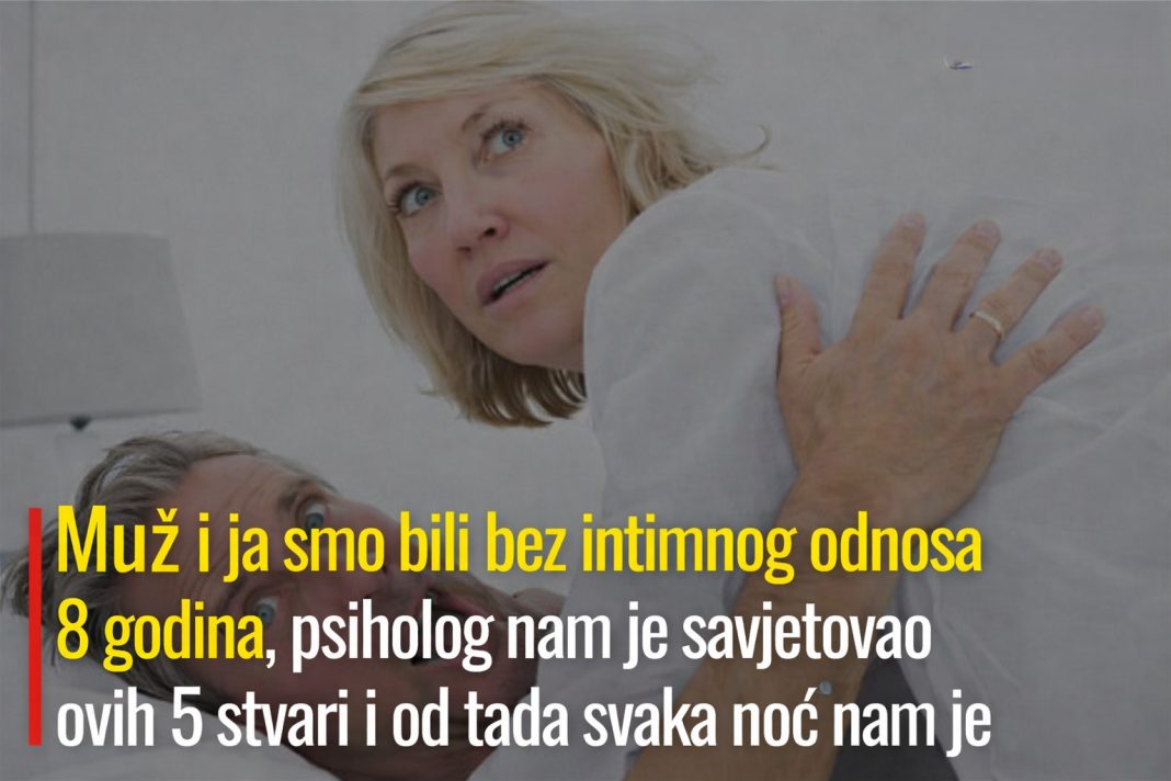 “Muž i ja nismo imali intimni odnos 8 godina. Psiholog nam je rekao ovih 5 stvari — i od tada se ponovo osjećamo kao par.” 🔥💑 - featured image “Muž i ja nismo imali intimni odnos 8 godina. Psiholog nam je rekao ovih 5 stvari — i od tada se ponovo osjećamo kao par.” 🔥💑 - featured image