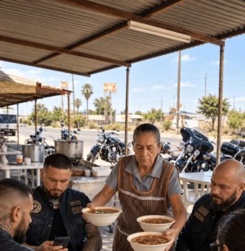 Četvorica motorista naručila su hranu u malom restoranu pored puta, a zatim otišla ne plativši račun jer su mislila da im siromašna starica, vlasnica restorana, ne može ništa učiniti. Ali ti muškarci nisu mogli ni zamisliti s kim su se zapravo zakačili. 😳 Četvorica motorista naručila su hranu u malom restoranu pored puta, a zatim otišla ne plativši račun jer su mislila da im siromašna starica, vlasnica restorana, ne može ništa učiniti. Ali ti muškarci nisu mogli ni zamisliti s kim su se zapravo zakačili. 😳 - featured image