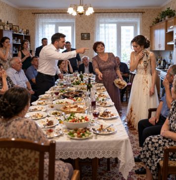 Samo nekoliko sati nakon našeg vjenčanja, moj suprug bacio mi je prljavu kuhinjsku krpu u lice pred cijelom svojom obitelji i naredio mi da kleknem i očistim umak koji je njegova majka namjerno prolila. Bio je uvjeren da ga, sada kada sam postala njegova supruga, nikada neću napustiti i da ću brzo naučiti obiteljska „pravila”. Ali nije imao pojma što ću učiniti samo nekoliko minuta kasnije… Samo nekoliko sati nakon našeg vjenčanja, moj suprug bacio mi je prljavu kuhinjsku krpu u lice pred cijelom svojom obitelji i naredio mi da kleknem i očistim umak koji je njegova majka namjerno prolila. Bio je uvjeren da ga, sada kada sam postala njegova supruga, nikada neću napustiti i da ću brzo naučiti obiteljska „pravila”. Ali nije imao pojma što ću učiniti samo nekoliko minuta kasnije… - featured image