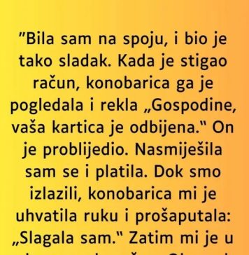 “Bila sam na spoju, i bio je tako sladak…” “Bila sam na spoju, i bio je tako sladak…” - featured image
